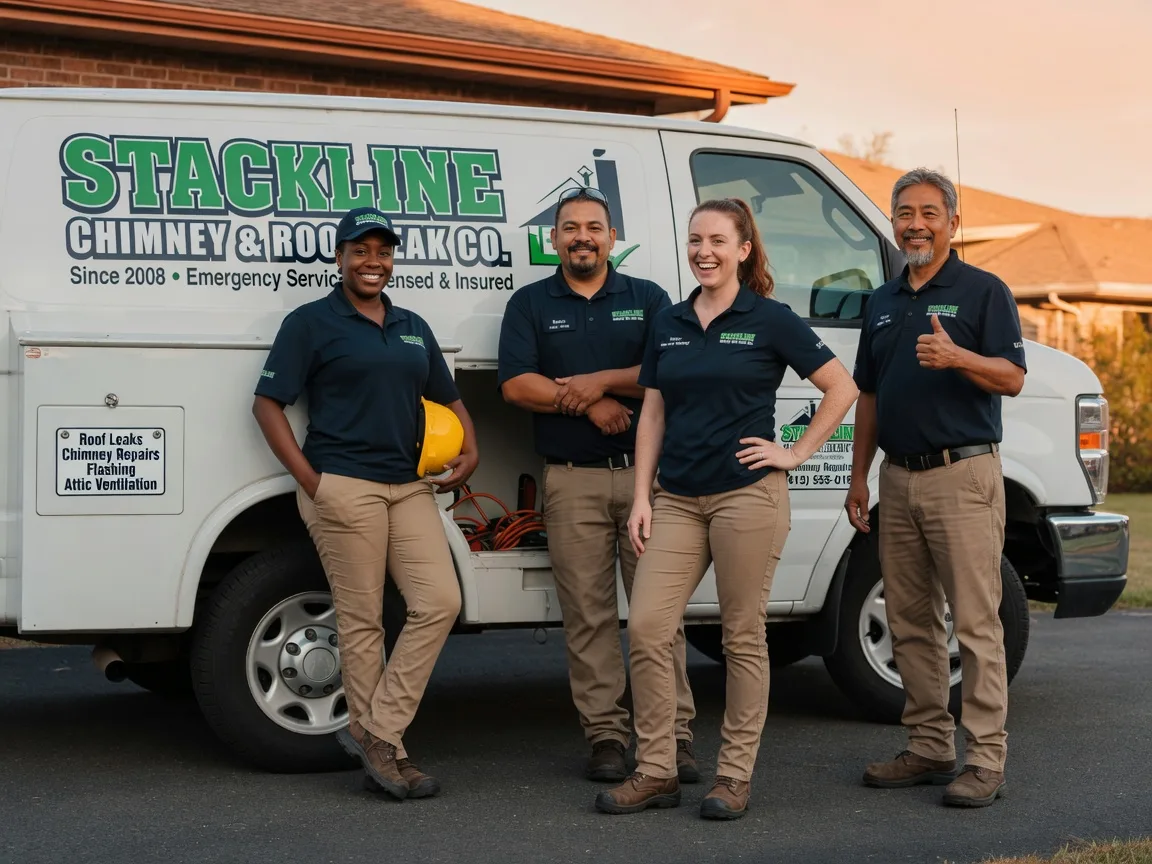 Chimney flashing repair company in Rockford, OH